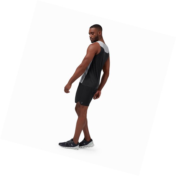 Beige / Black On Tank-T Men's Tanks | 3486PYLJG