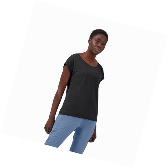 Black On On-T Women's T Shirts | 9316PLVXA