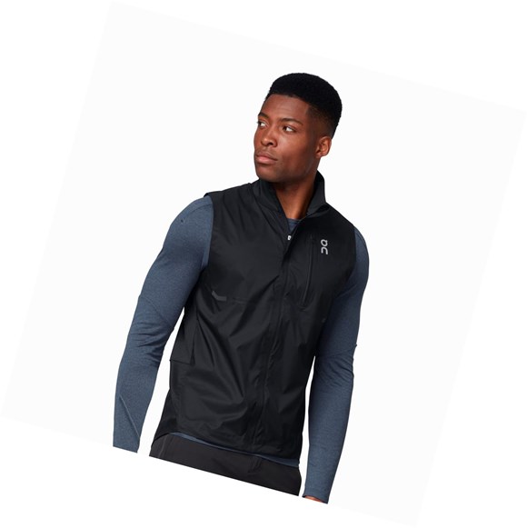 Black On Weather Men's Vest | 8409HBMET
