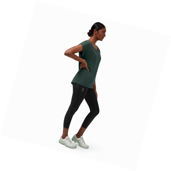 Dark Green On On-T Women's T Shirts | 1537FQRZE