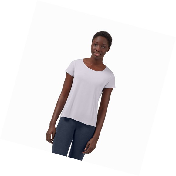 Purple On Active-T Breathe Women's T Shirts | 5230ZYWTU