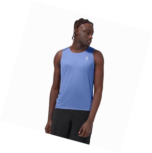 Royal / Black On Tank-T Men's Tanks | 4601XHLIW